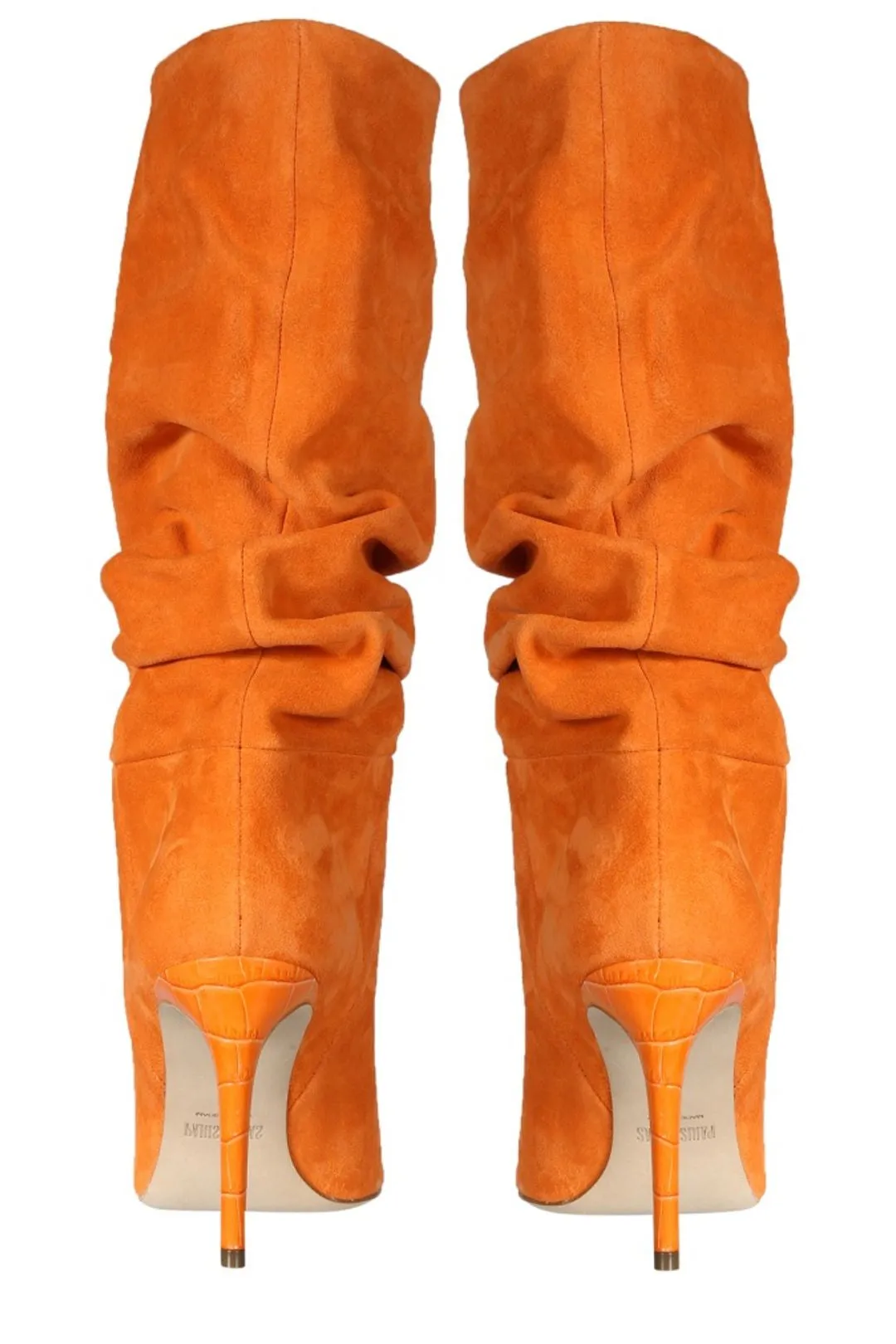 Paris Texas Ruched Pointed-Toe Boots