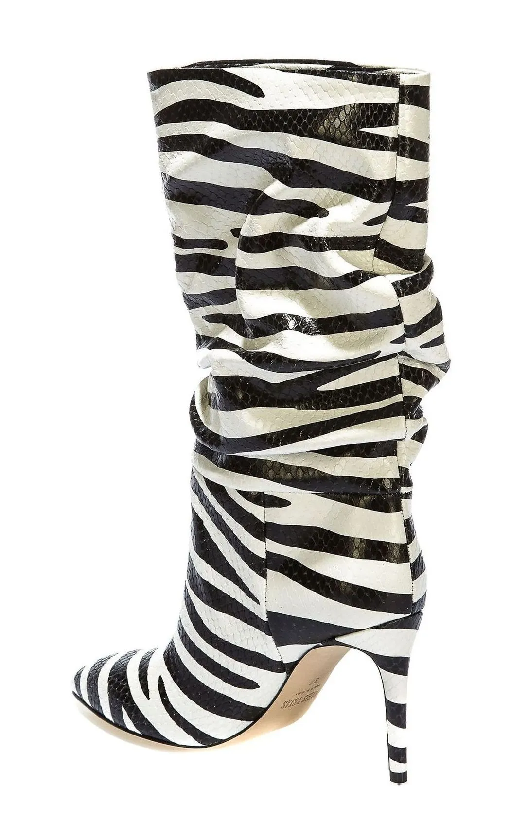 Paris Texas Zebra Printed Pointed Toe Boots