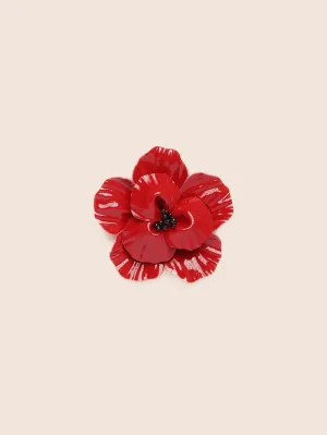 Patent Flower Clip Lipstick