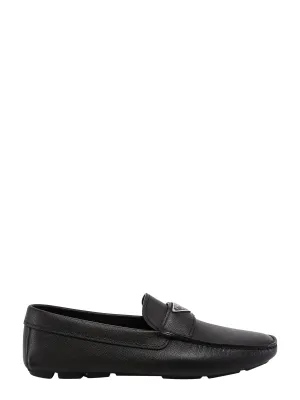 Prada Logo Plaque Loafers