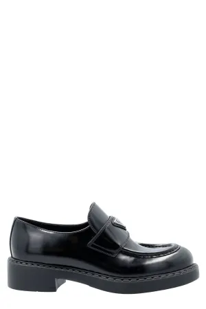Prada Logo Plaque Loafers