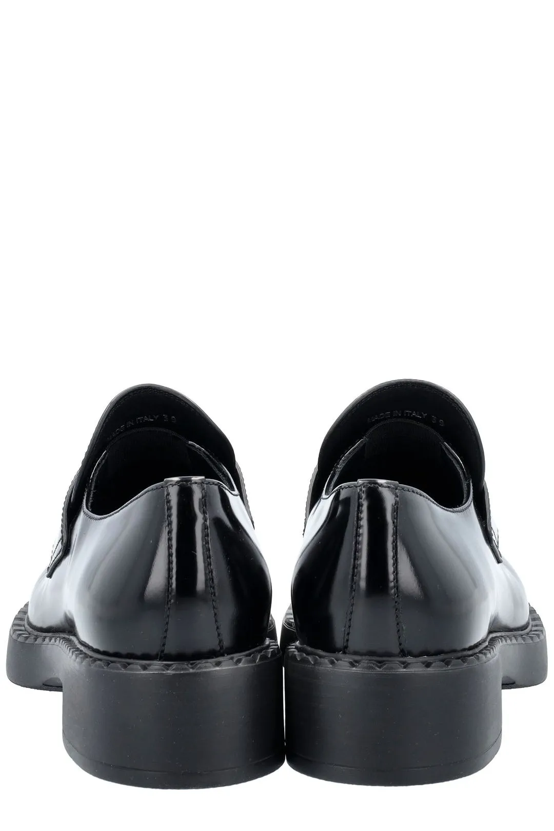 Prada Logo Plaque Loafers
