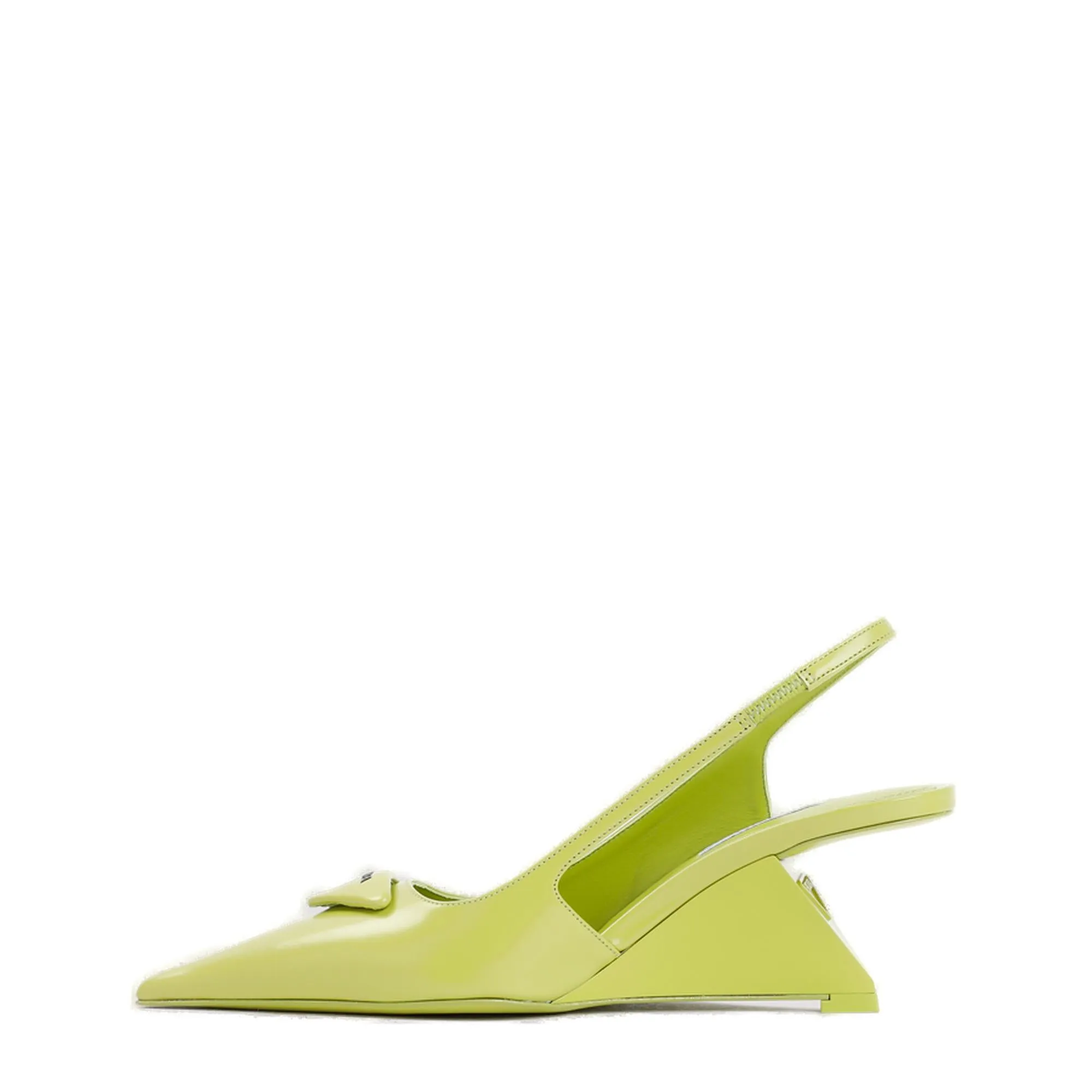 Prada Pointed Toe Slingback Pumps