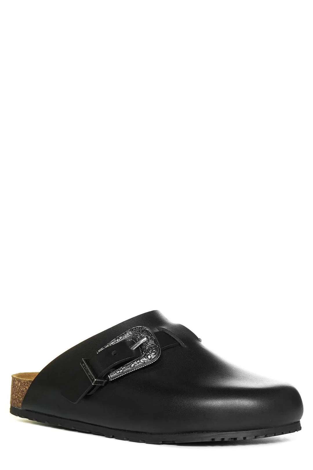 Saint Laurent Logo Detailed Buckled Loafers