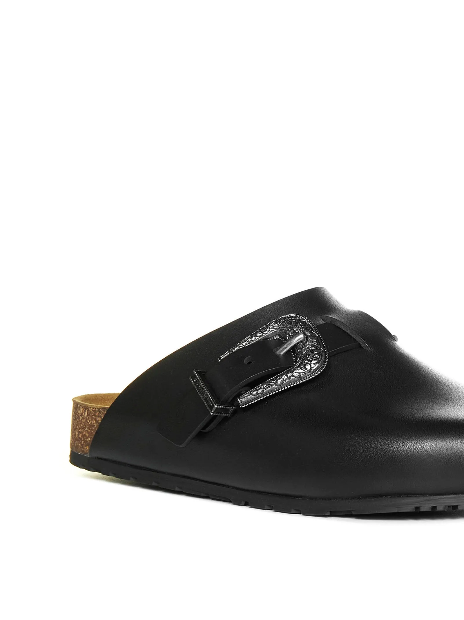 Saint Laurent Logo Detailed Buckled Loafers