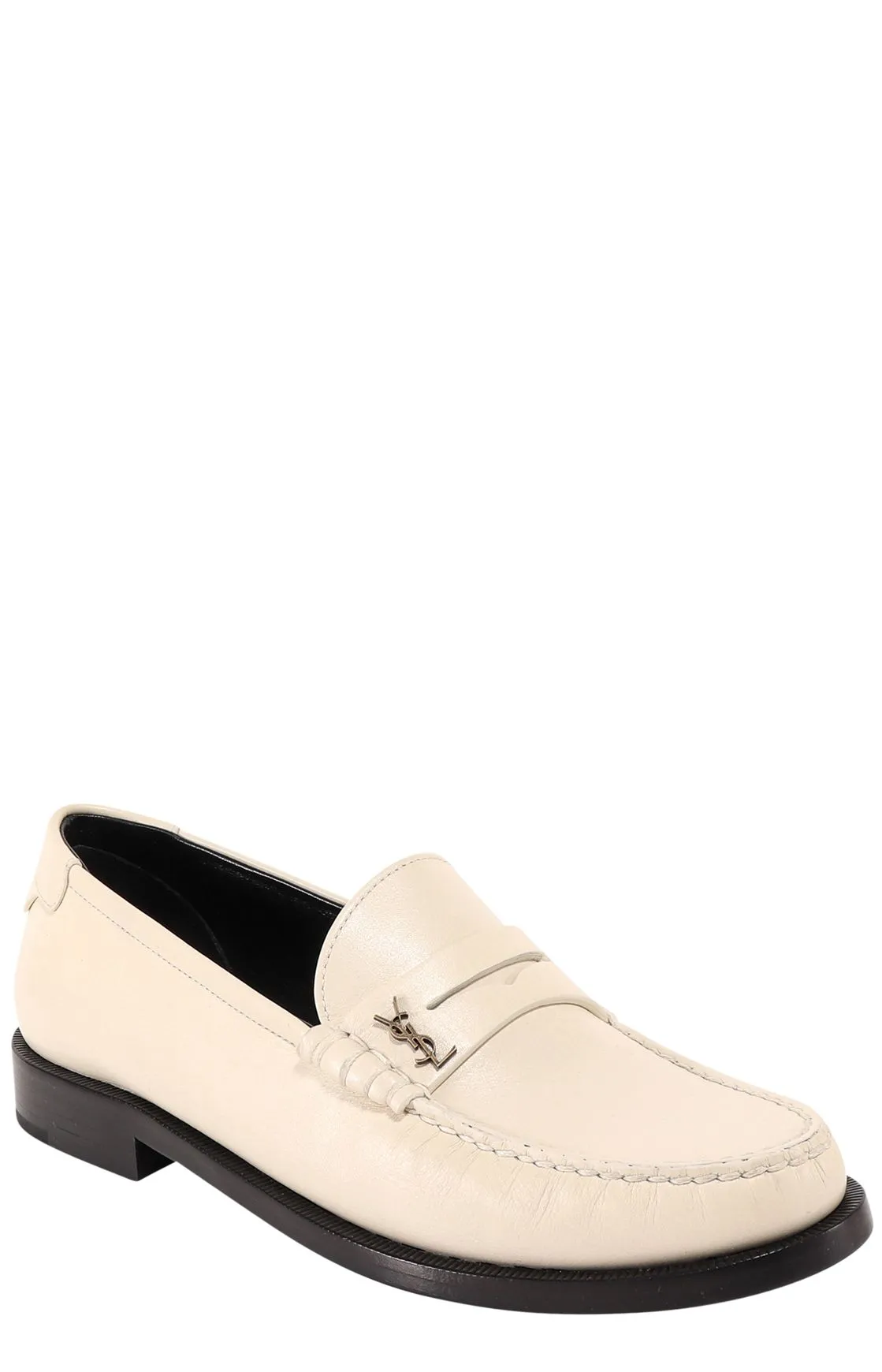 Saint Laurent Monogram Plaque Loafers