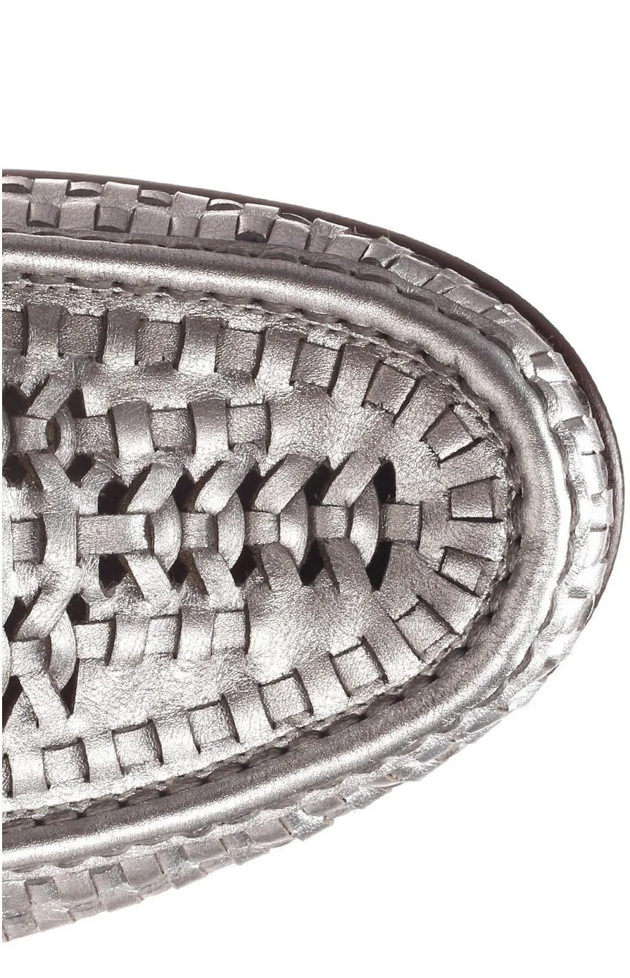 Saint Laurent Swann Braided Loafers