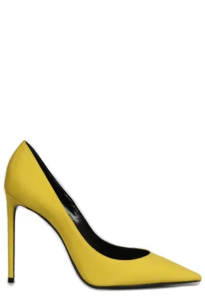 Saint Laurent Zoe Pointed-Toe Pumps