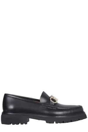 Salvatore Ferragamo Gancini Buckle Moccasins