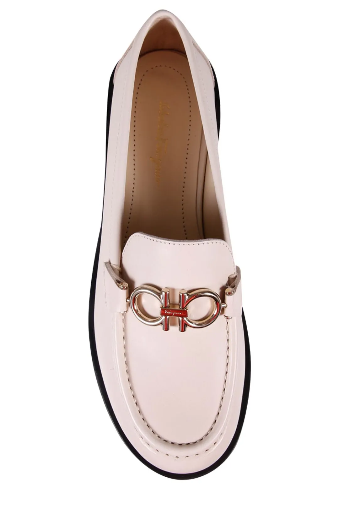 Salvatore Ferragamo Gancini Plaque Loafers