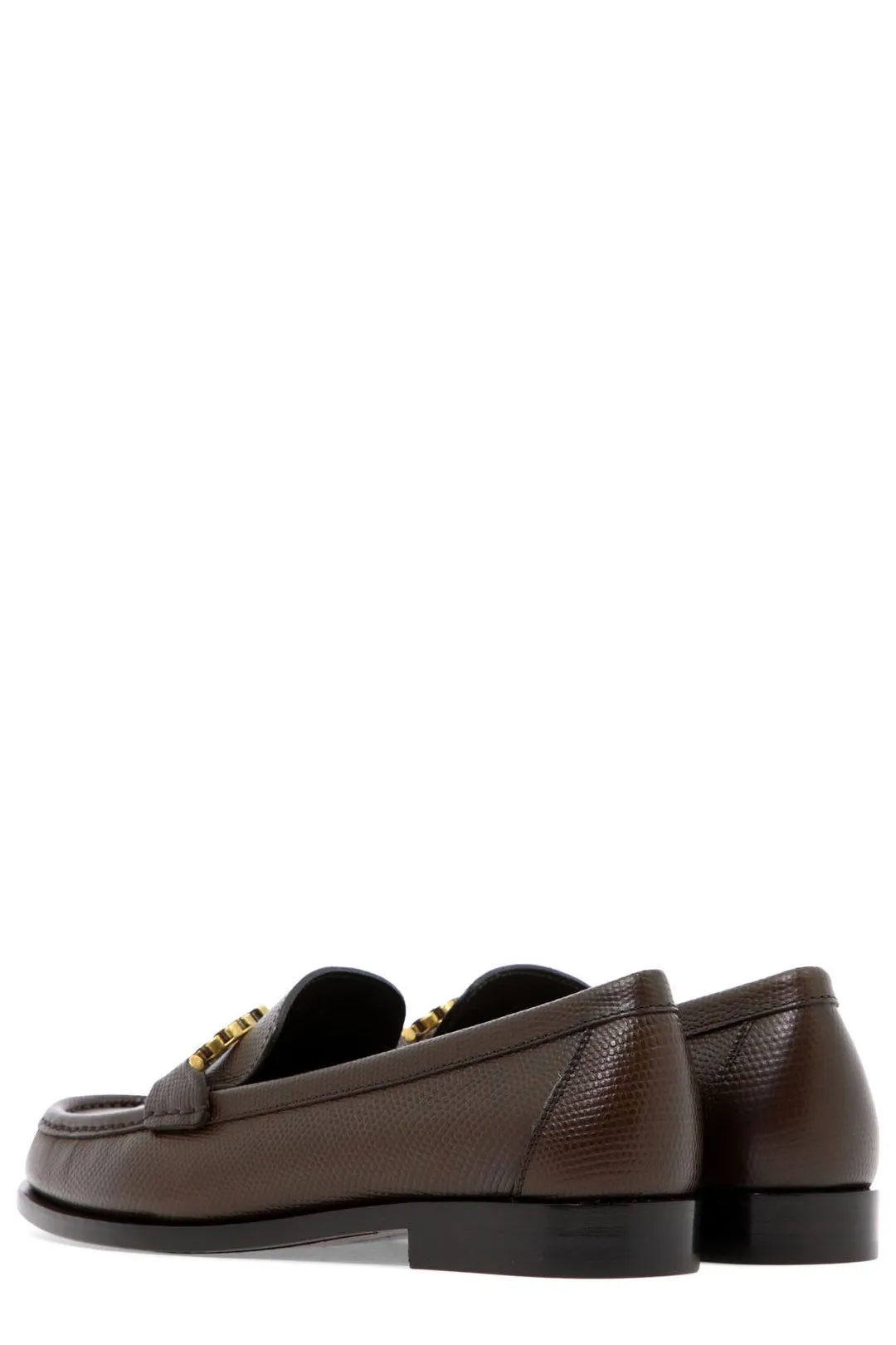 Salvatore Ferragamo Gancini Plaque Loafers