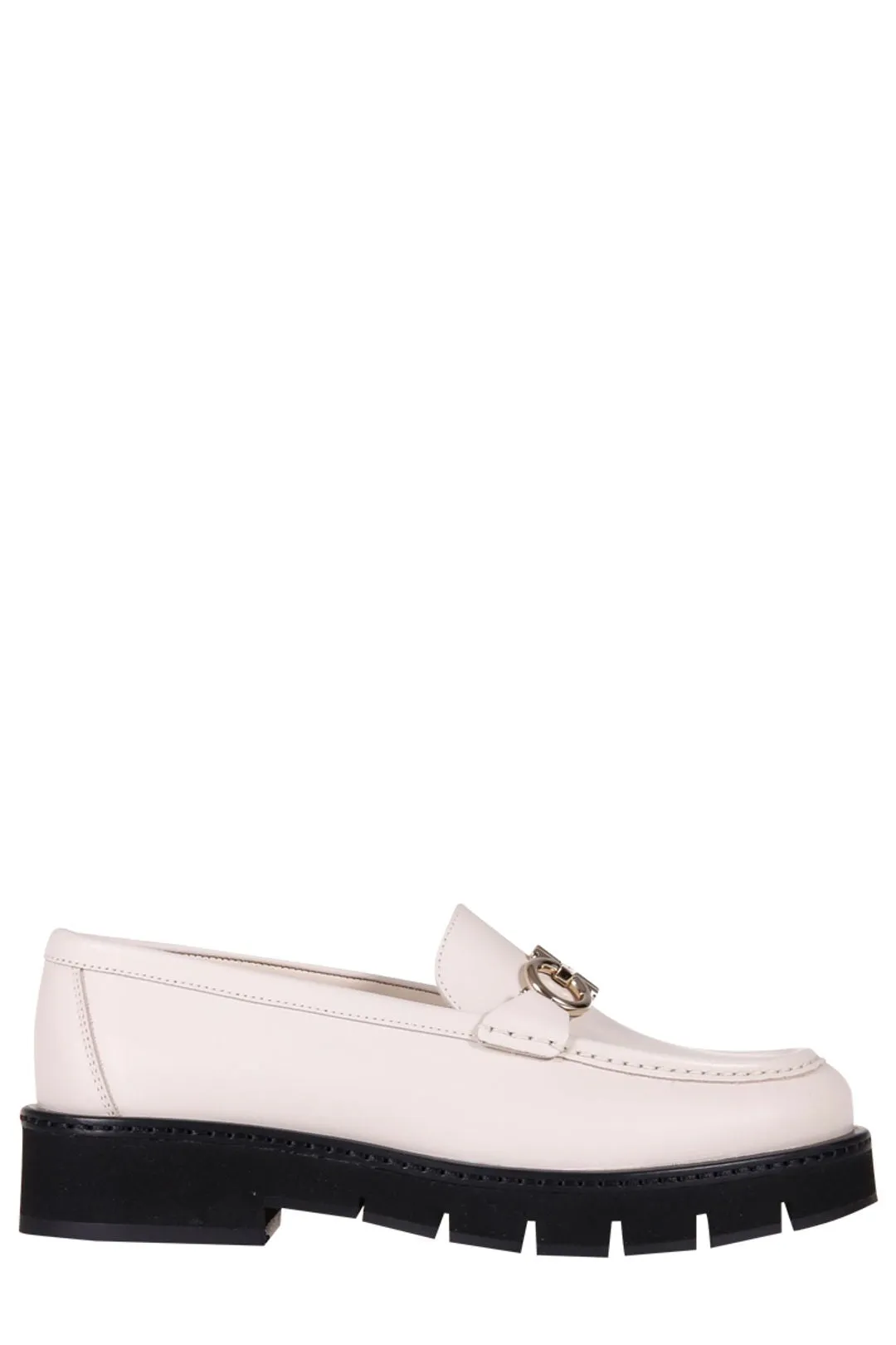 Salvatore Ferragamo Gancini Plaque Loafers