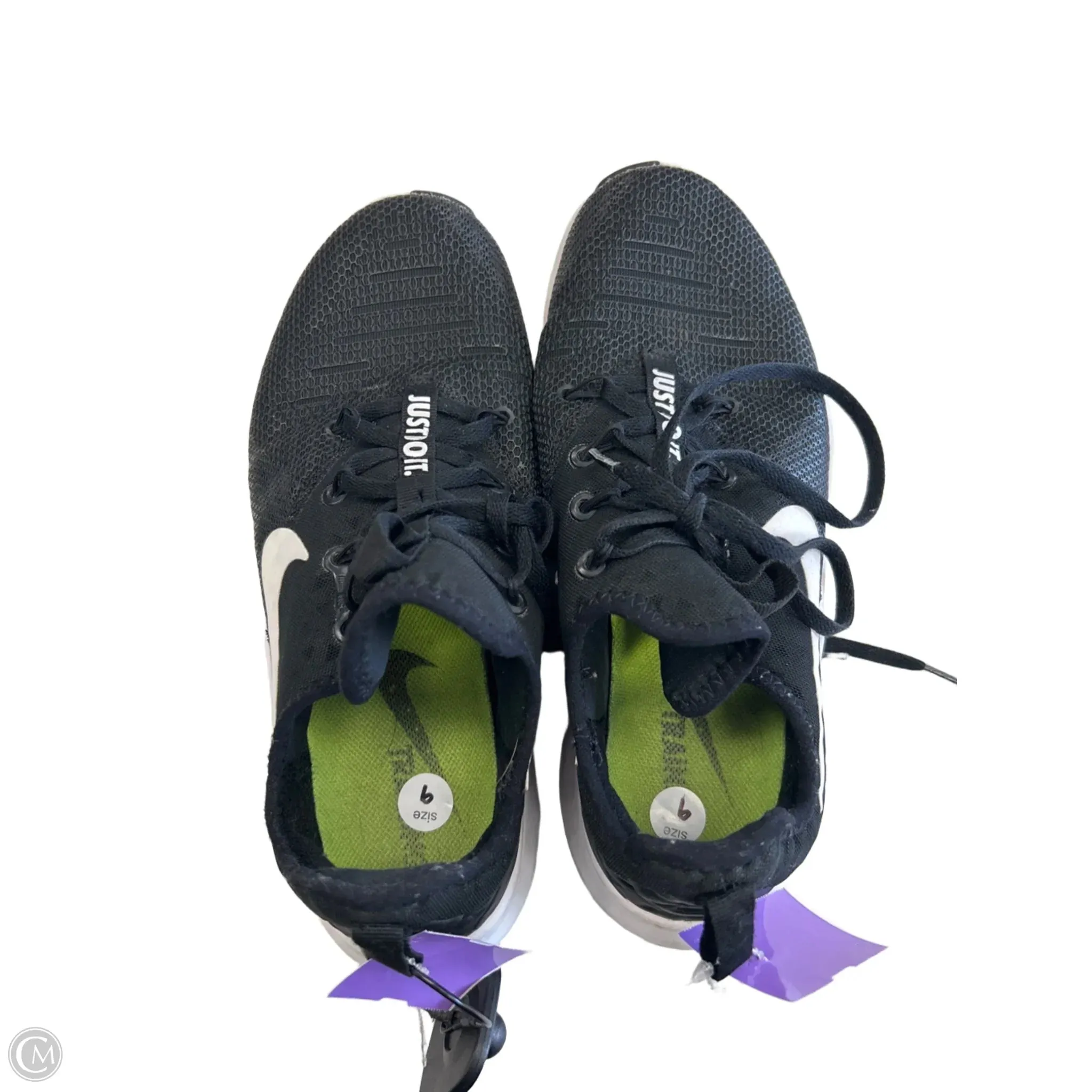 Shoes Athletic By Nike In Black, Size: 9