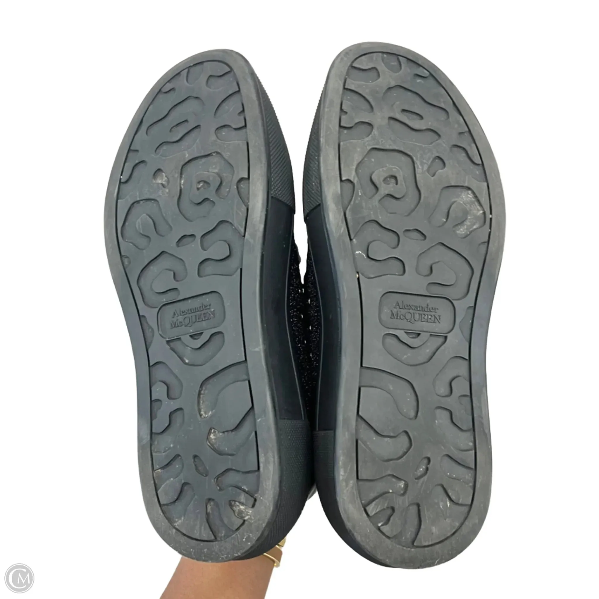 Shoes Luxury Designer By Alexander Mcqueen In Black, Size: 10.5