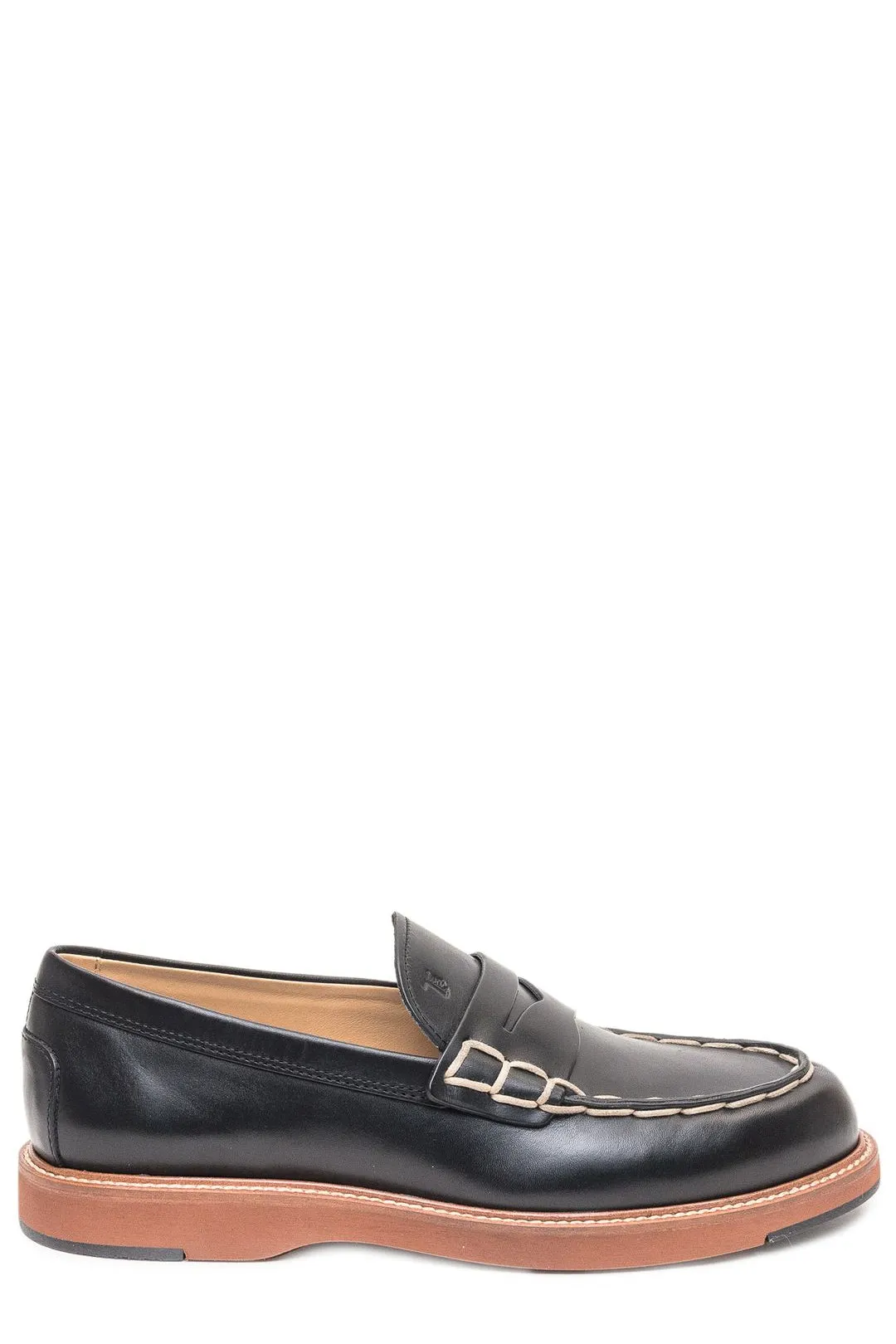 Tod's Almond Toe Slip-On Loafers