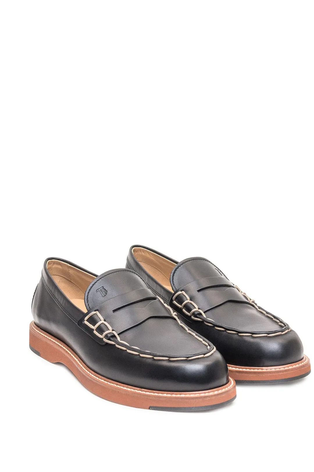 Tod's Almond Toe Slip-On Loafers
