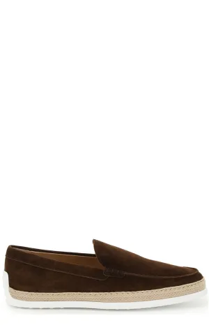 Tod's Almond Toe Slip On Loafers