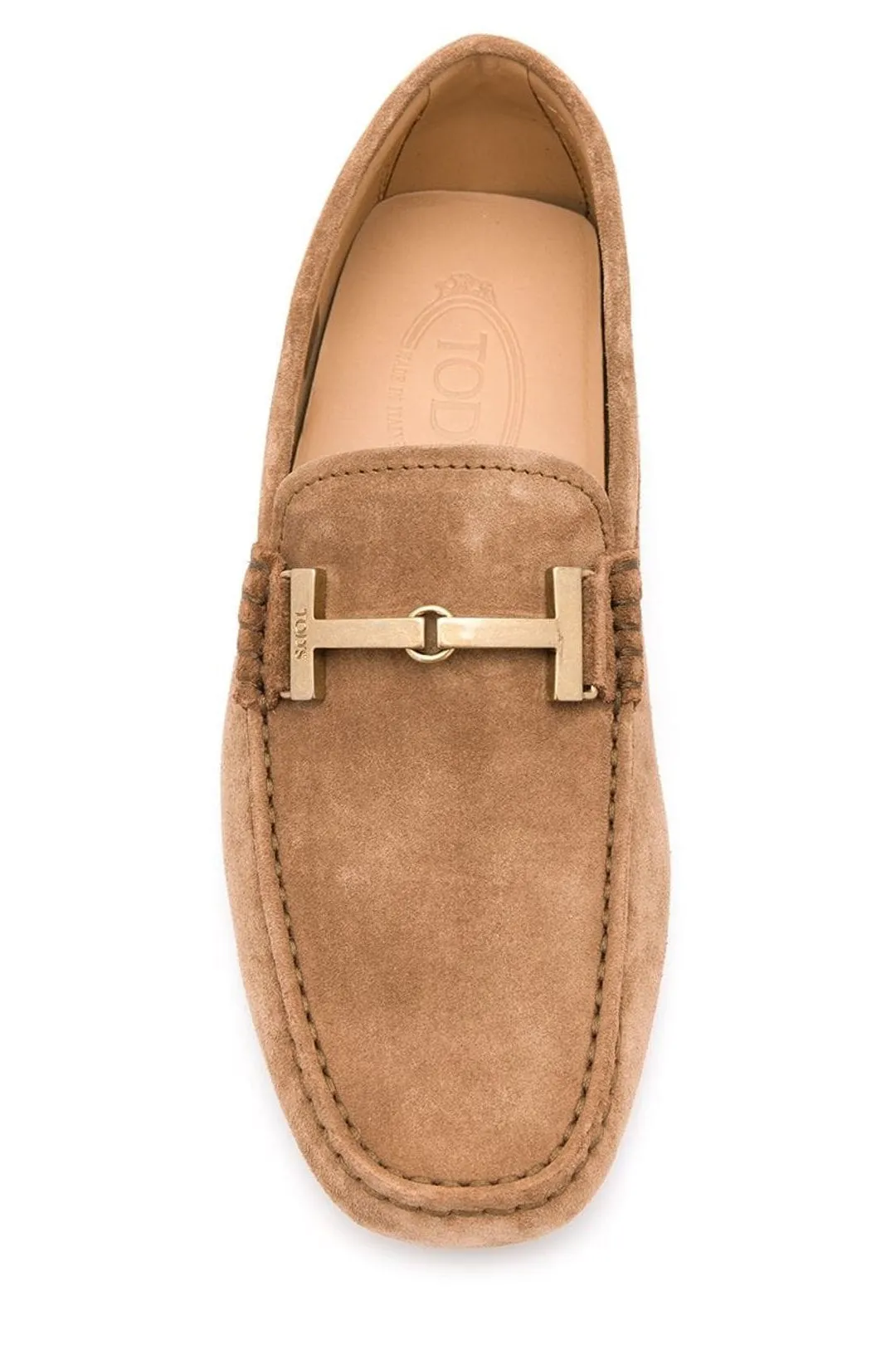 Tod's Double T Logo Plaque Loafers
