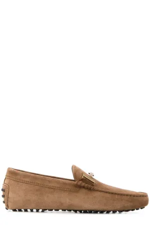 Tod's Double T Logo Plaque Loafers