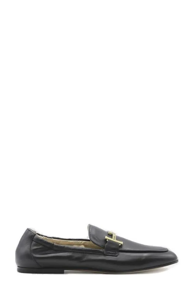 Tod's Double T Plaque Loafers