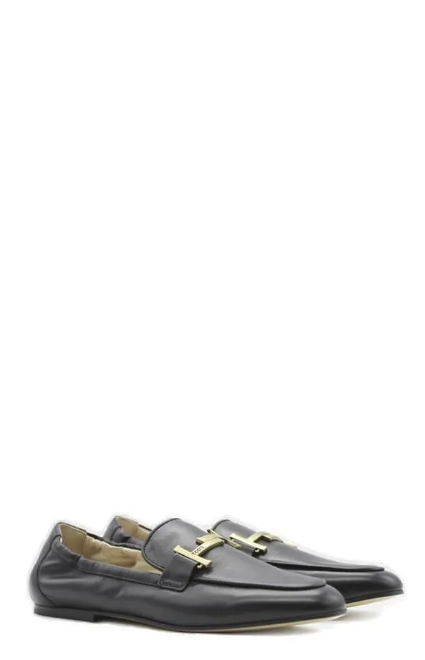 Tod's Double T Plaque Loafers