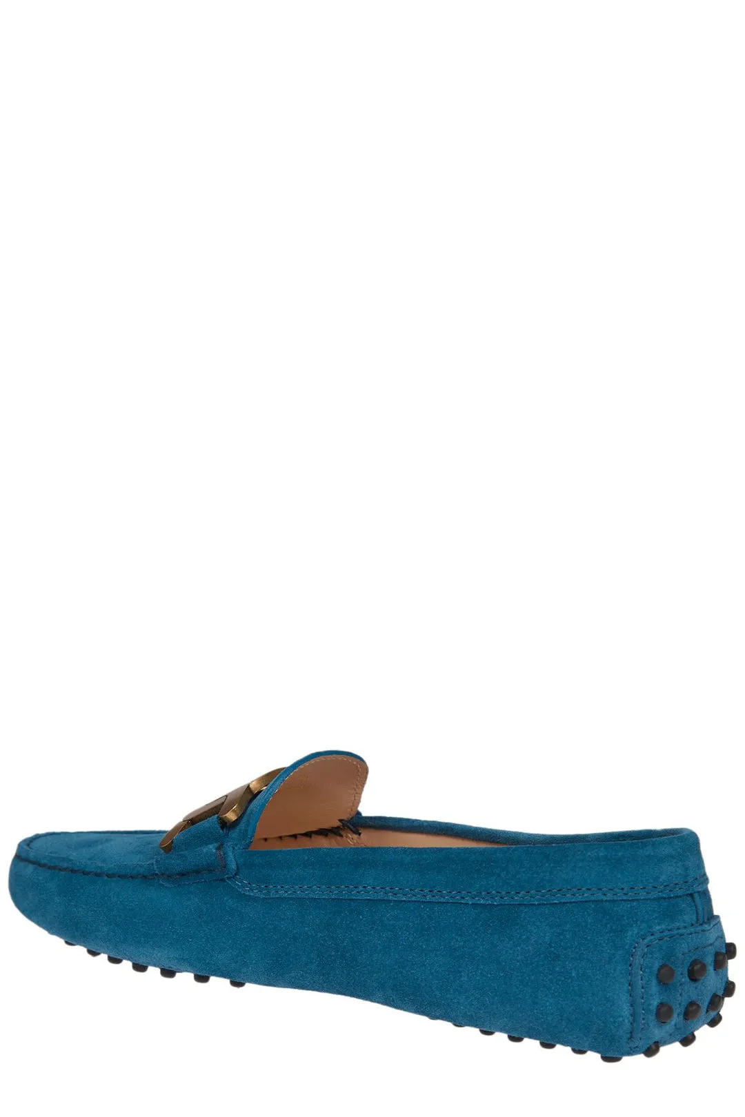Tod's Kate Gommino Chainlink Plaque Loafers