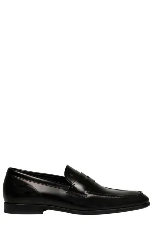 Tod's Logo Detailed Slip-On Loafers