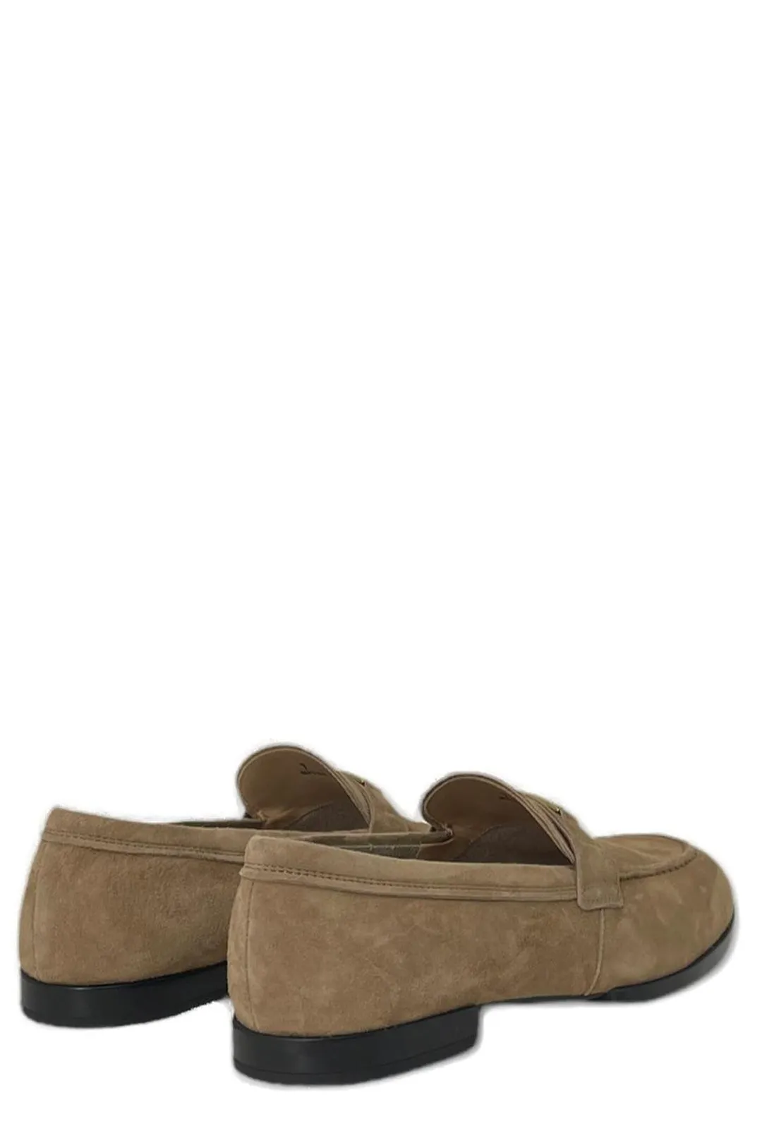 Tod's Round Toe Slip-On Loafers