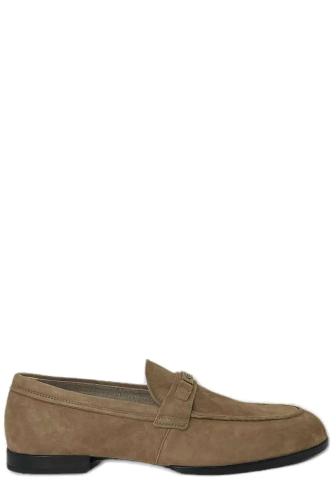 Tod's Round Toe Slip-On Loafers