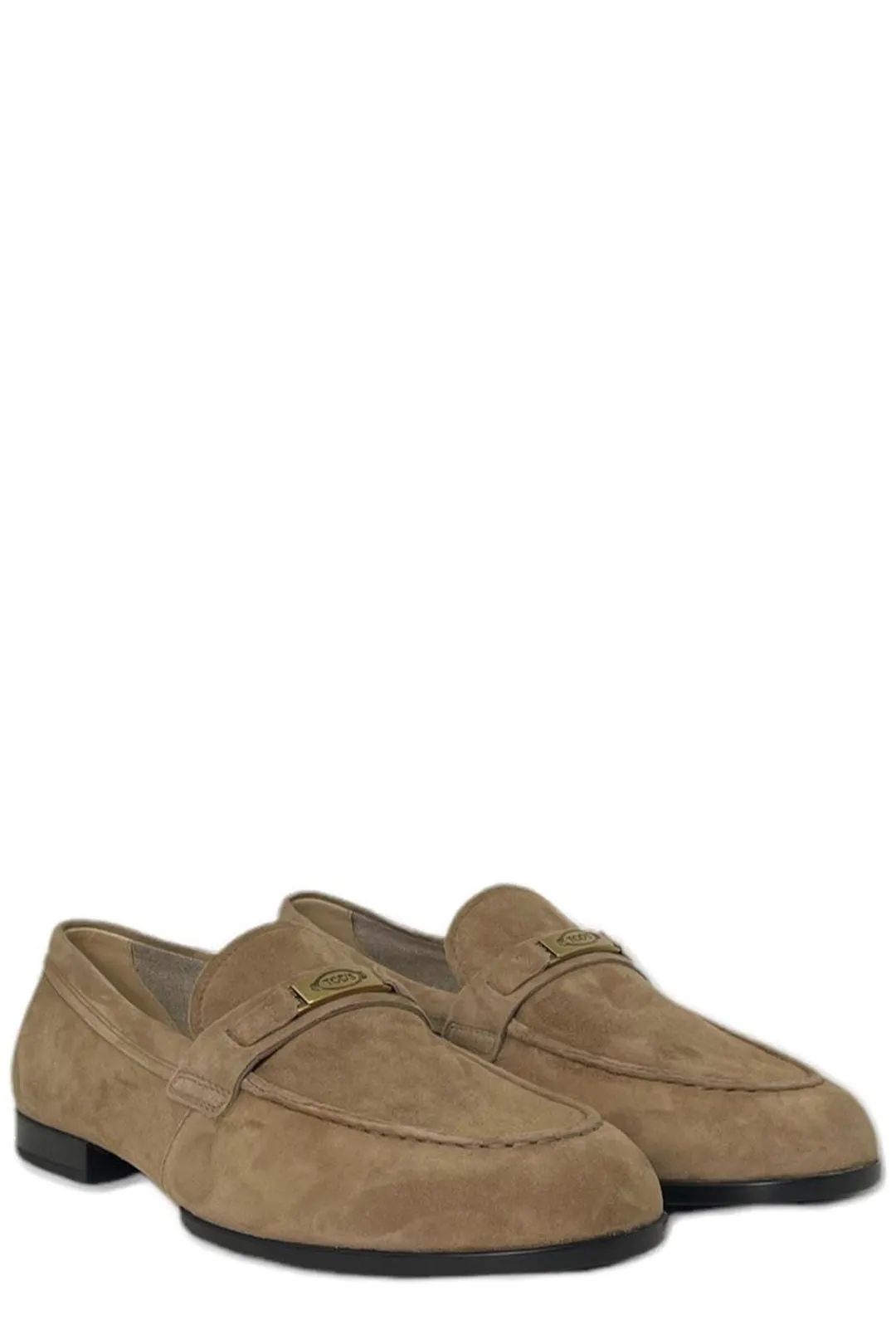 Tod's Round Toe Slip-On Loafers