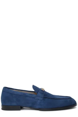 Tod's Round Toe Slip-On Loafers