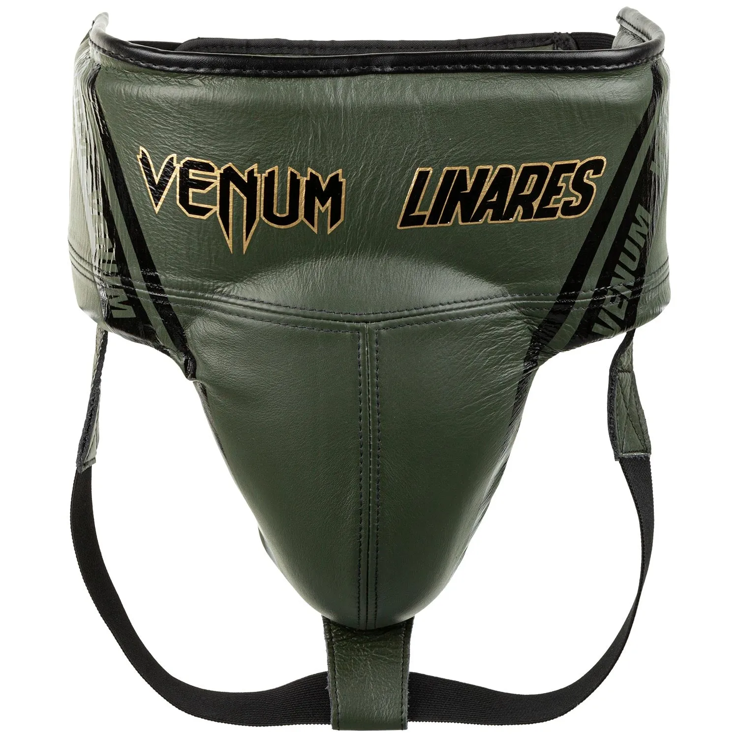 Venum Pro Boxing Protective Cup Linares Edition - Velcro - Khaki/Black/Gold