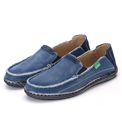 West Louis™ Men Summer Slip On Flats Loafers