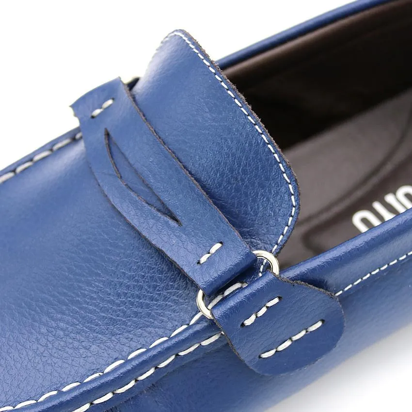 West Louis™ Soft Bottom Leather Comfy Flats
