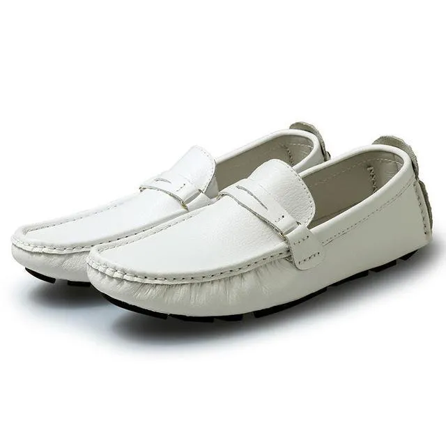 West Louis™ Soft Bottom Leather Comfy Flats
