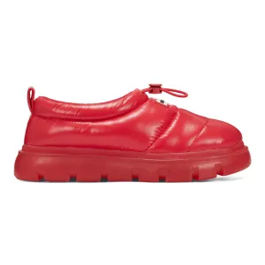 Women's Madison Lug Sole Insulated Water Resistant Slip-on Shoes Medium Red