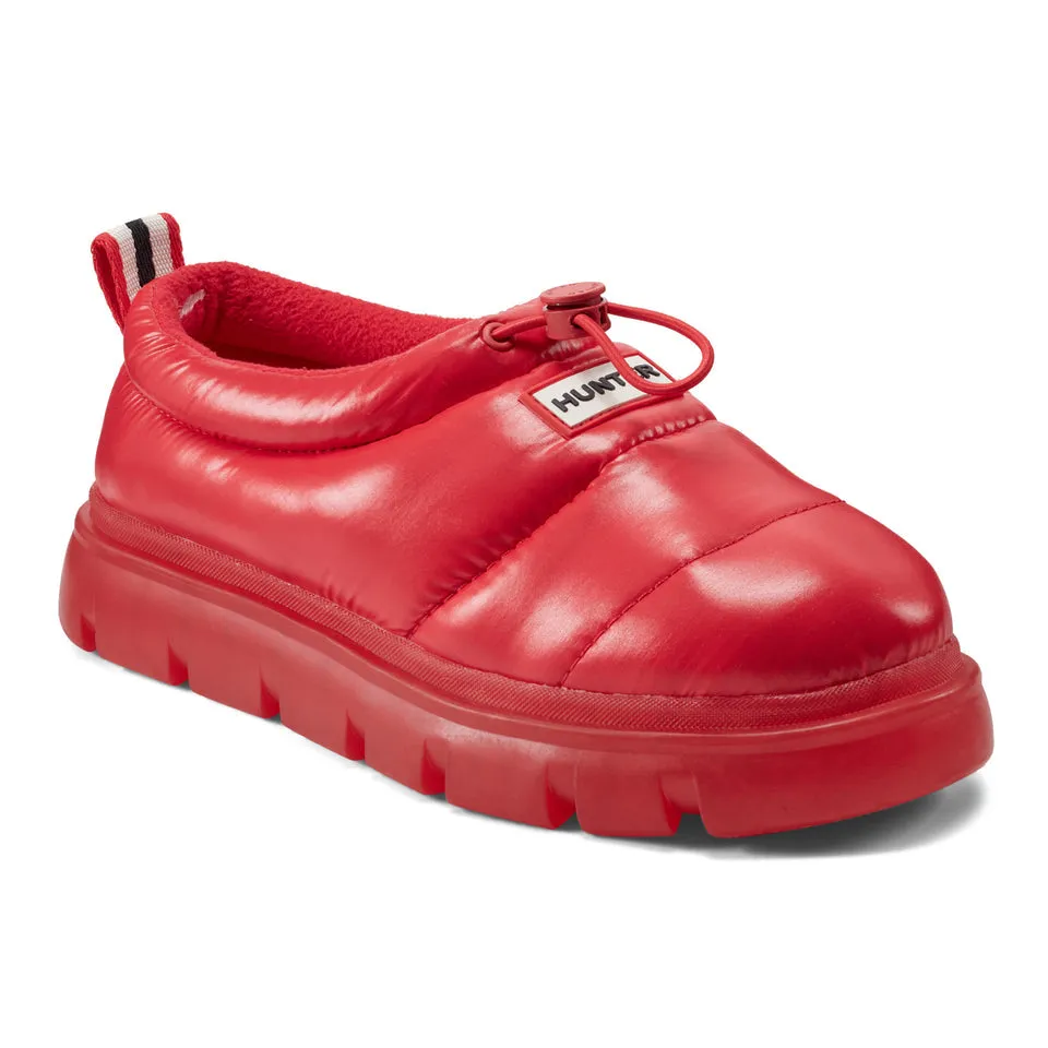 Women's Madison Lug Sole Insulated Water Resistant Slip-on Shoes Medium Red