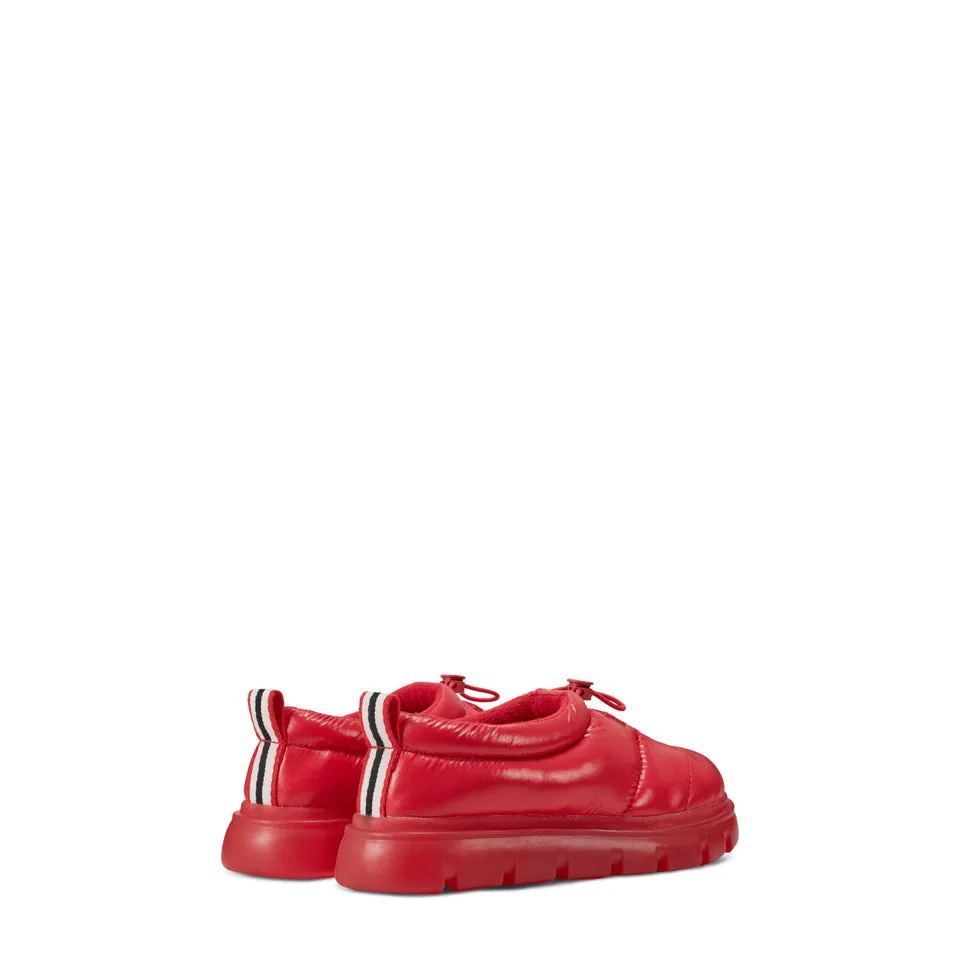 Women's Madison Lug Sole Insulated Water Resistant Slip-on Shoes Medium Red