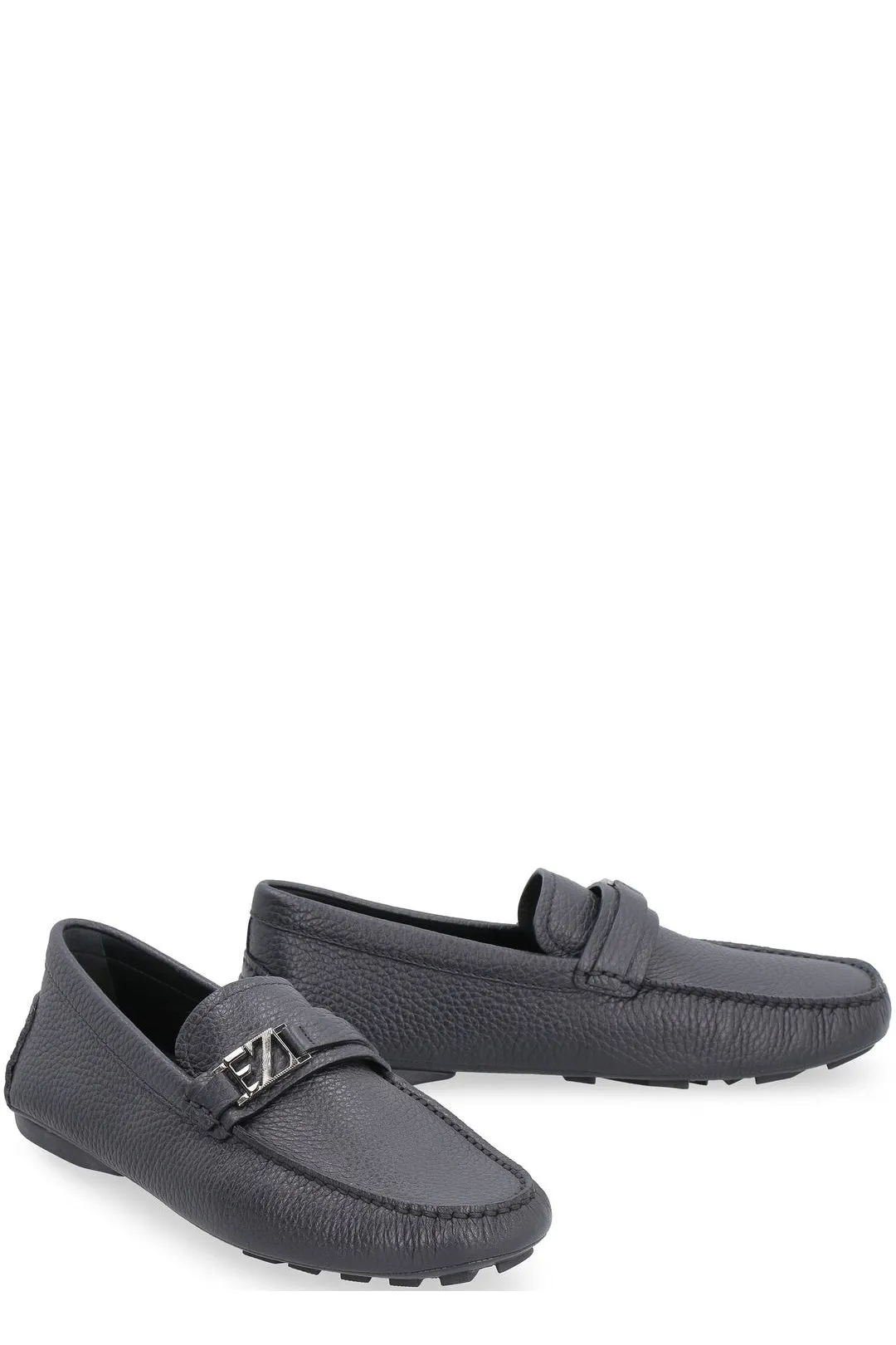 Z Zegna Buckled Slip-On Loafers