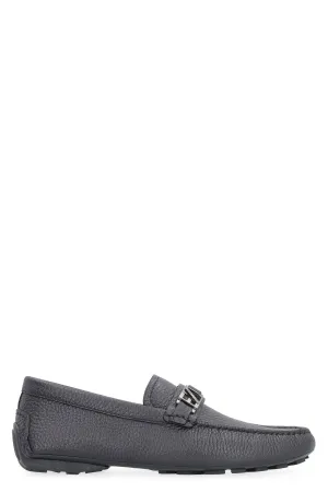 Z Zegna Buckled Slip-On Loafers